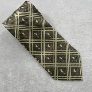 Off Island by Tommy Bahama Mens Neck Tie Golf Cream Brown 58”